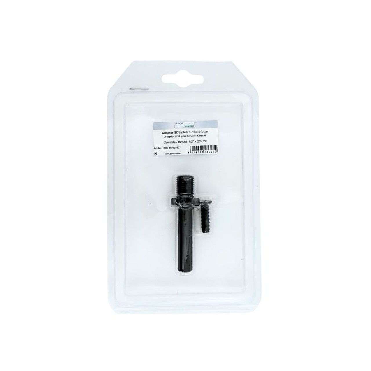 The BOHRCRAFT 1465 SDS-Plus to 1/2" x 20 UNF Drill Chuck Adapter is designed to provide a reliable connection between SDS-Plus rotary hammer drills and standard drill chucks.