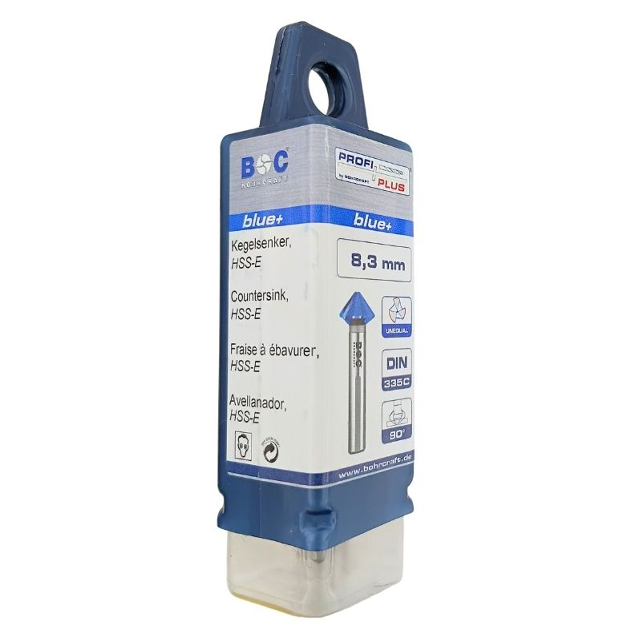 Made from HSS-E cobalt (5% cobalt alloyed high-speed steel), it provides excellent heat resistance, wear resistance, and durability, even under heavy-duty use.