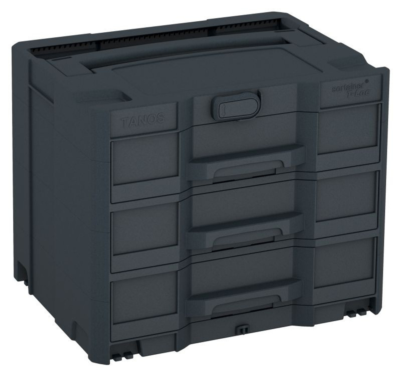 Buy Online a T-Loc Sortainer from TANOS T-Loc Sortainer SYS-Sort3 for Cabinet Making with Anthracite for the Cabinet Making and Cabinet Making Industry and Carpenters in Australia and New Zealand