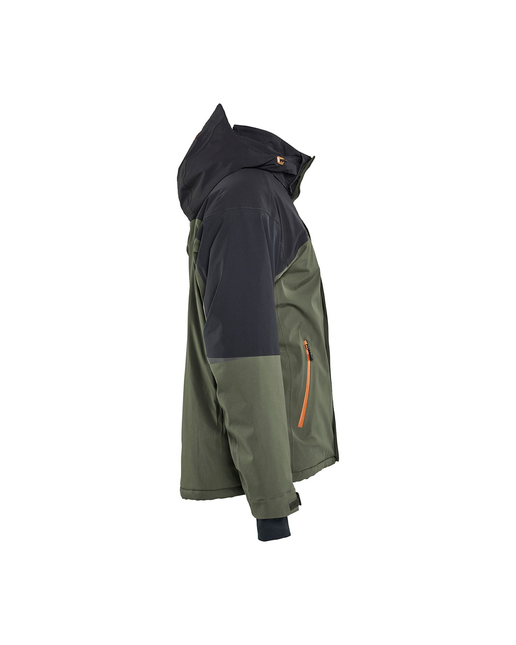 Built for adventure, the BLAKLADER Winter Jacket model 4991 in Forest Green/Black features Insulated, Windproof technology, and rugged Waterproof Polyester fabrication.