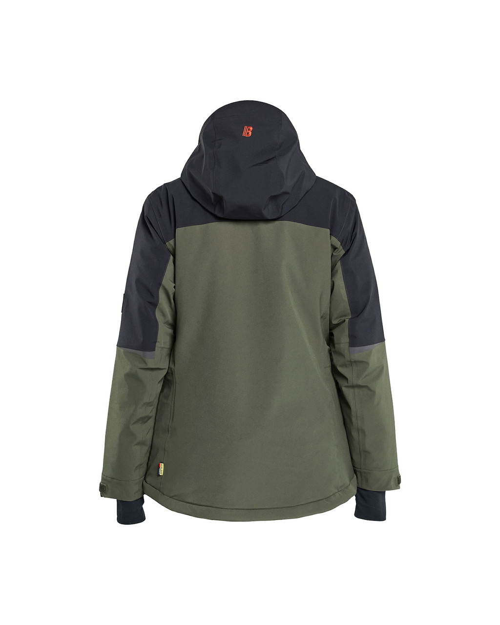 The BLAKLADER Womens Winter Jacket model 4707 in Forest Green/Black offers Windproof protection, Insulated functionality, and is tailored in robust Waterproof Polyester for all‑day comfort.