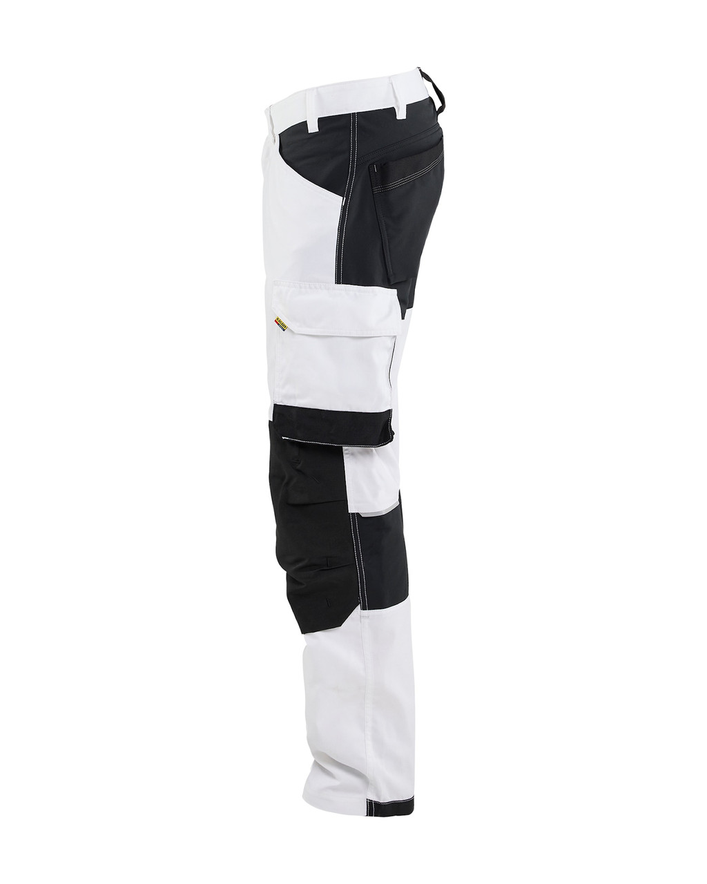 The BLAKLADER Painters Pants model 1771 in White combines Kneepad Pockets with robust 2-Way Stretch materials so you can move freely.