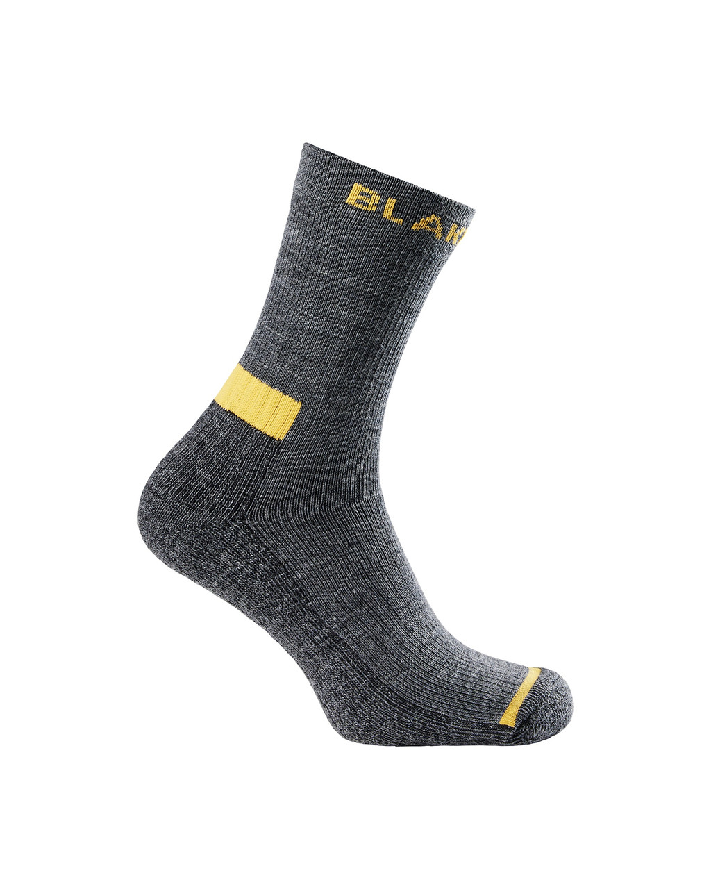 Experience unmatched comfort with BLAKLADER Black Melange Socks, model 2501, designed as part of the Insulating range featuring advanced Elastic Knit and soft Wool.