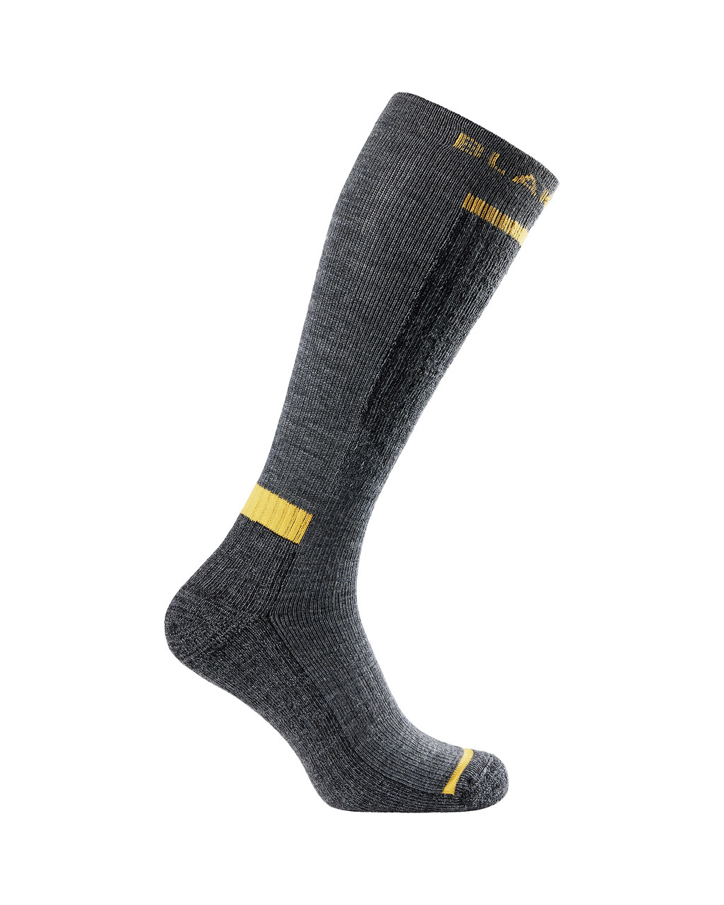 Durable, breathable, and crafted from Wool, the BLAKLADER Socks model 2502 in Black Melange delivers Elastic Knit benefits within the High Insulating range.