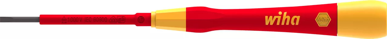 Explore the WIHA Slotted/Phillips 5pce Pico Finish VDE Insulated Screwdriver Set Explore the WIHA Slotted/Phillips 5pce Pico Finish VDE Insulated Screwdriver Set