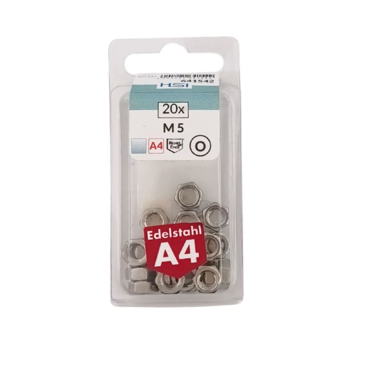 Our Hexagon Nuts M5 are manufactured to DIN 934 standards, ensuring consistent quality and reliable performance. Made from A4 stainless steel (Grade 316), they offer superior corrosion resistance, making them ideal for use in marine, chemical, and outdoor environments where durability is critical. Our Hexagon Nuts M5 are manufactured to DIN 934 standards, ensuring consistent quality and reliable performance. Made from A4 stainless steel (Grade 316), they offer superior corrosion resistance, making them ideal for use in marine, chemical, and outdoor environments where durability is critical.