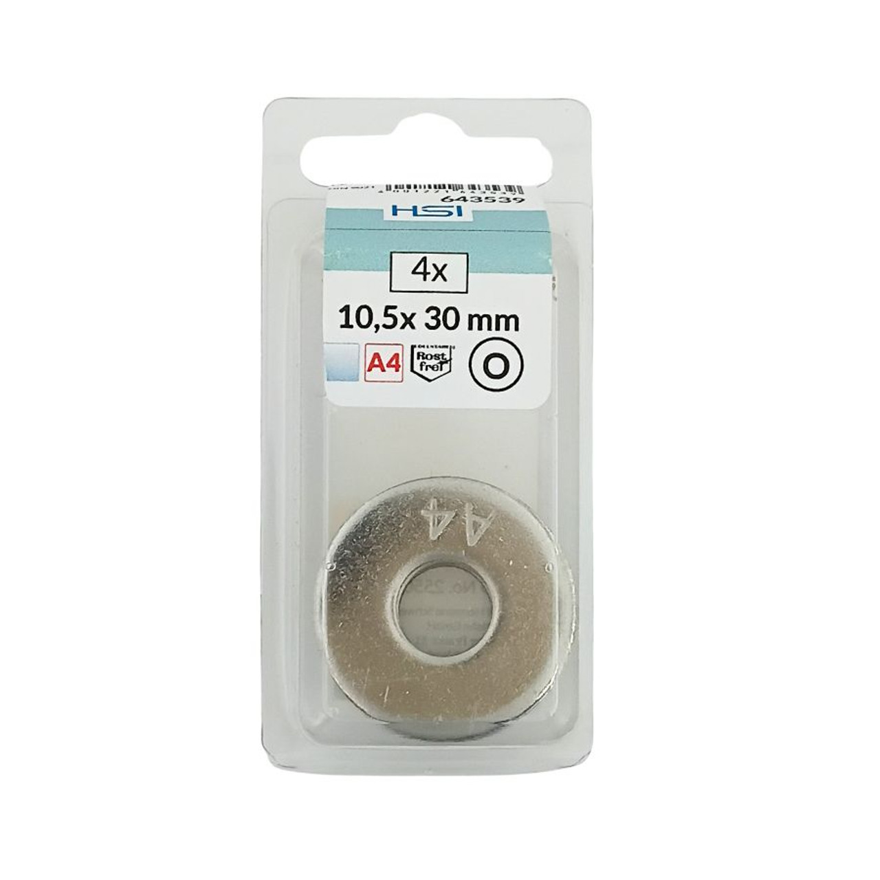 Our Flat Washers 10.5 x 30mm are produced to DIN 125 standards, ensuring dependable performance and consistent quality. Made from A4 stainless steel (Grade 316)