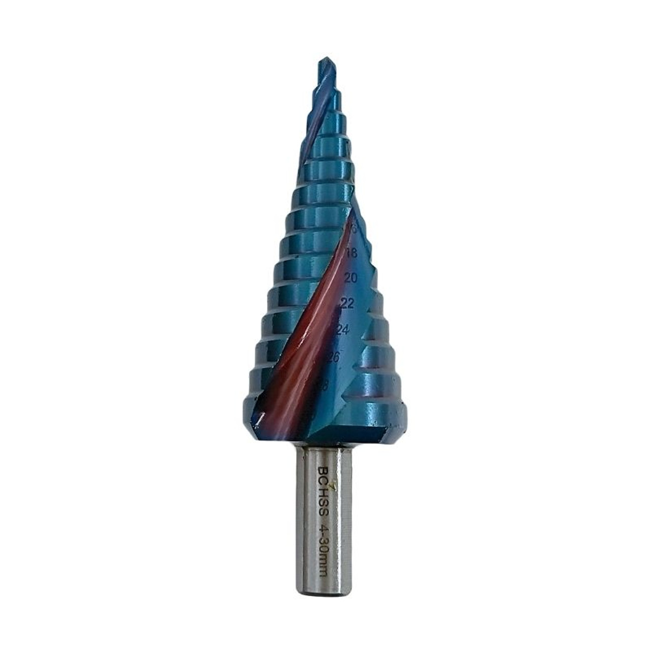 The BOHRCRAFT 1767 BLUE+ Step Drill Bit is engineered for precision hole drilling and enlarging in thin materials such as sheet metal, plastics, and laminates. The BOHRCRAFT 1767 BLUE+ Step Drill Bit is engineered for precision hole drilling and enlarging in thin materials such as sheet metal, plastics, and laminates.
