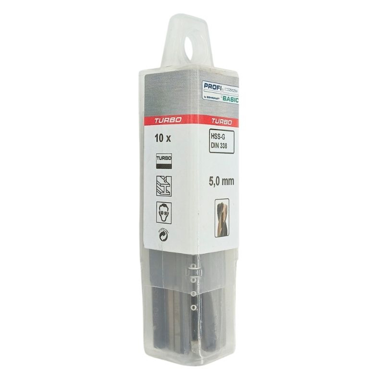 The BOHRCRAFT 1201 TURBO HSS-G Drill Bits are high-performance tools designed for precise and efficient drilling in steel and metal materials.