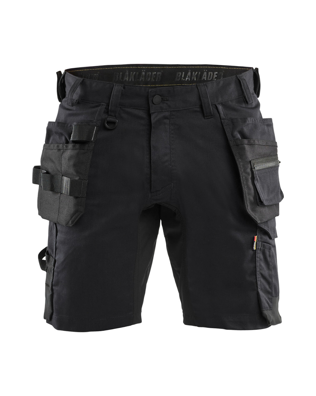 The BLAKLADER Shorts in Black features Holster Pockets and refined performance 2-Way Stretch, giving you confidence in every step.
