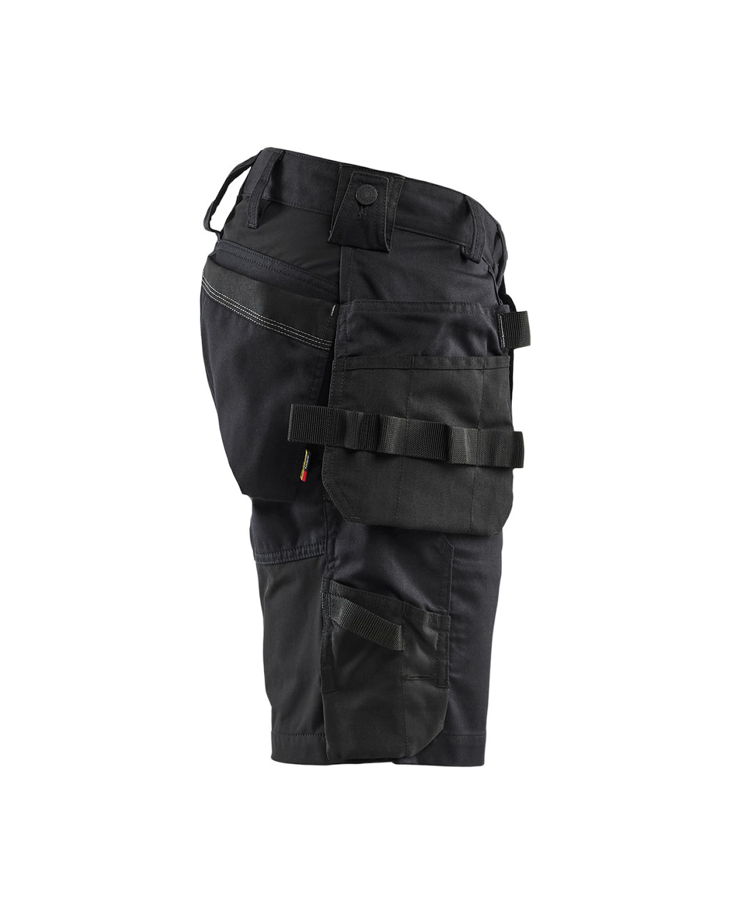 Sleek enough for the boardroom, soft enough for the commute, the BLAKLADER Shorts in Black with Holster Pockets offers understated elegance.