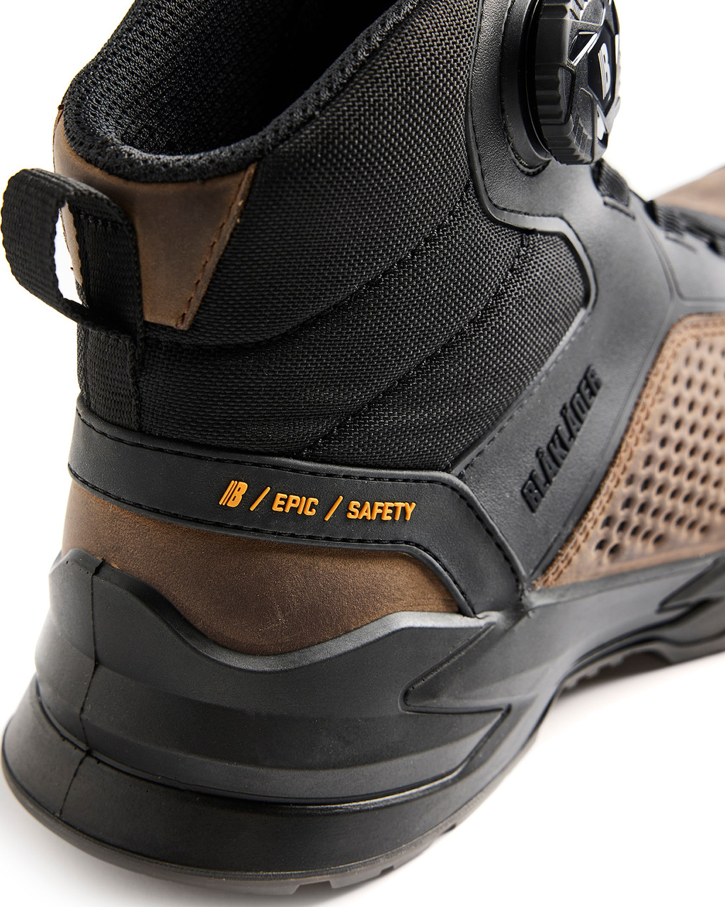 BLAKLADER Footwear | 2296 EPIC Brown Leather Safety Boots with Waterproof and Freelock