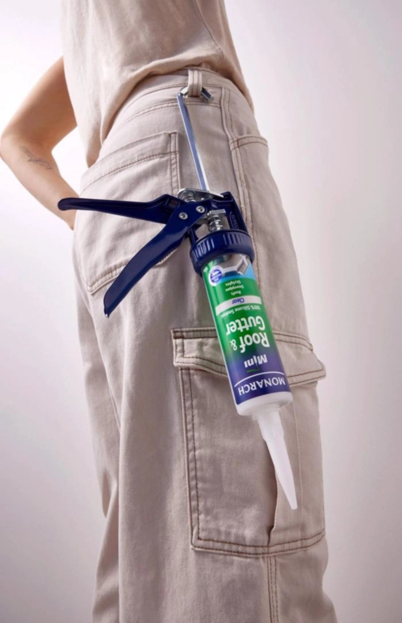 Buy MONARCH Mini Roof & Gutter Silicone Sealant Clear 150g for durable, UV-resistant sealing on roofs, gutters, and downpipes Buy MONARCH Mini Roof & Gutter Silicone Sealant Clear 150g for durable, UV-resistant sealing on roofs, gutters, and downpipes