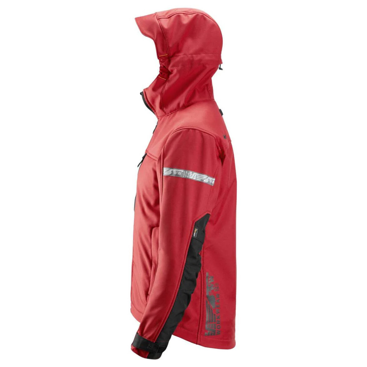 The Red  jacket is windproof and water-repellent The Red  jacket is windproof and water-repellent