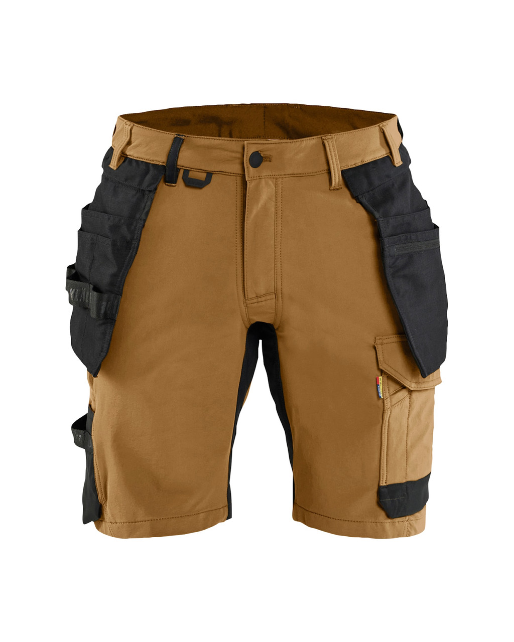 BLAKLADER Shorts | 1702 Nougat Craftsman Shorts with Holster Pockets in 4-Way Stretch BLAKLADER Shorts | 1702 Nougat Craftsman Shorts with Holster Pockets in 4-Way Stretch