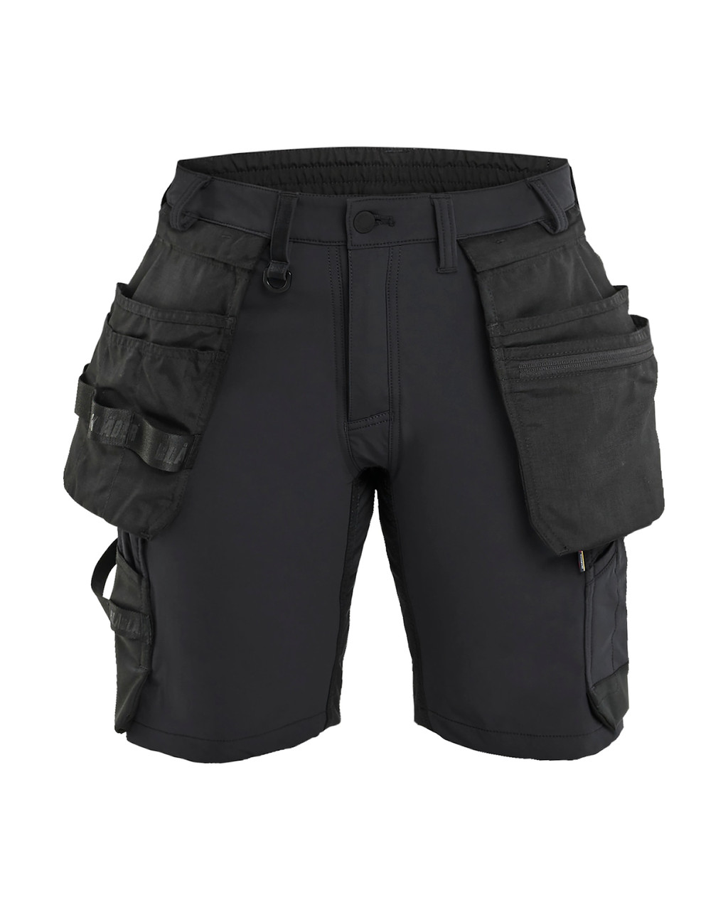 BLAKLADER Shorts | 7124 Black Womens Craftsman Shorts with Holster Pockets in 4-Way Stretch BLAKLADER Shorts | 7124 Black Womens Craftsman Shorts with Holster Pockets in 4-Way Stretch