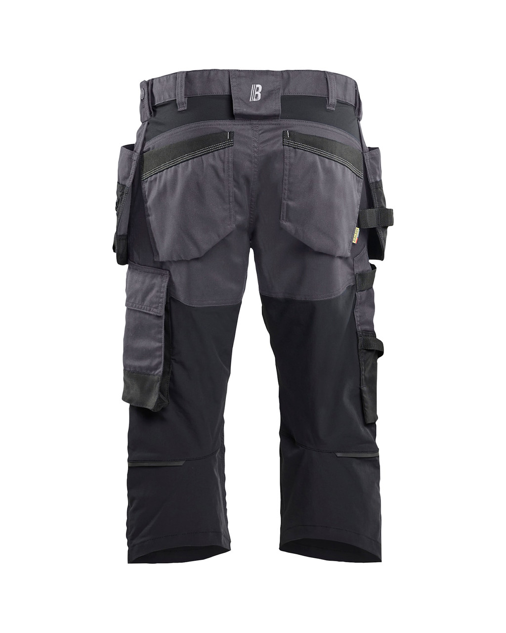 BLAKLADER Shorts | 1754 Mid Grey Pirate Shorts with Kneepad Pockets Holster Pockets in 2-Way Stretch BLAKLADER Shorts | 1754 Mid Grey Pirate Shorts with Kneepad Pockets Holster Pockets in 2-Way Stretch