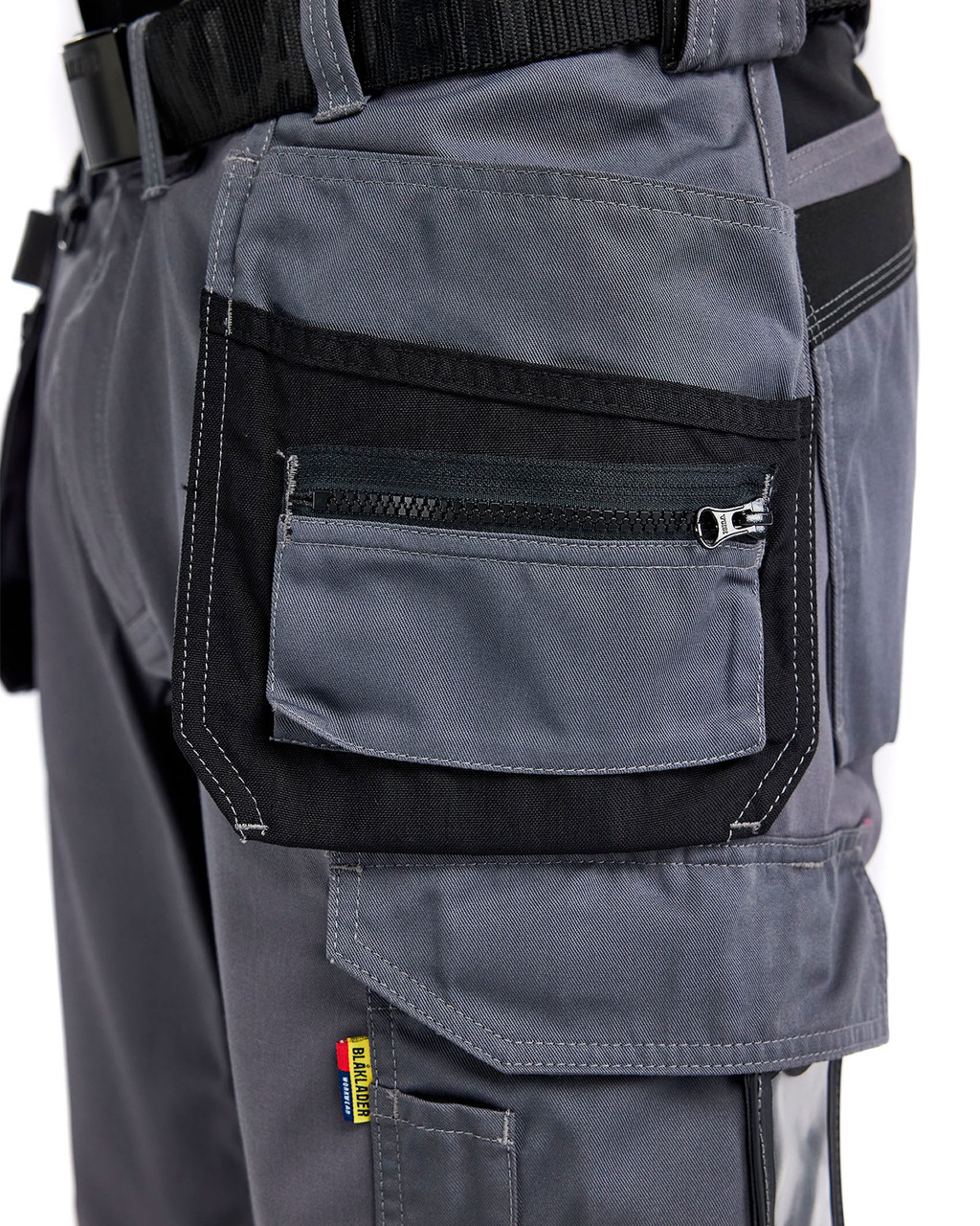 BLAKLADER Shorts | 1754 Mid Grey Pirate Shorts with Kneepad Pockets Holster Pockets in 2-Way Stretch BLAKLADER Shorts | 1754 Mid Grey Pirate Shorts with Kneepad Pockets Holster Pockets in 2-Way Stretch