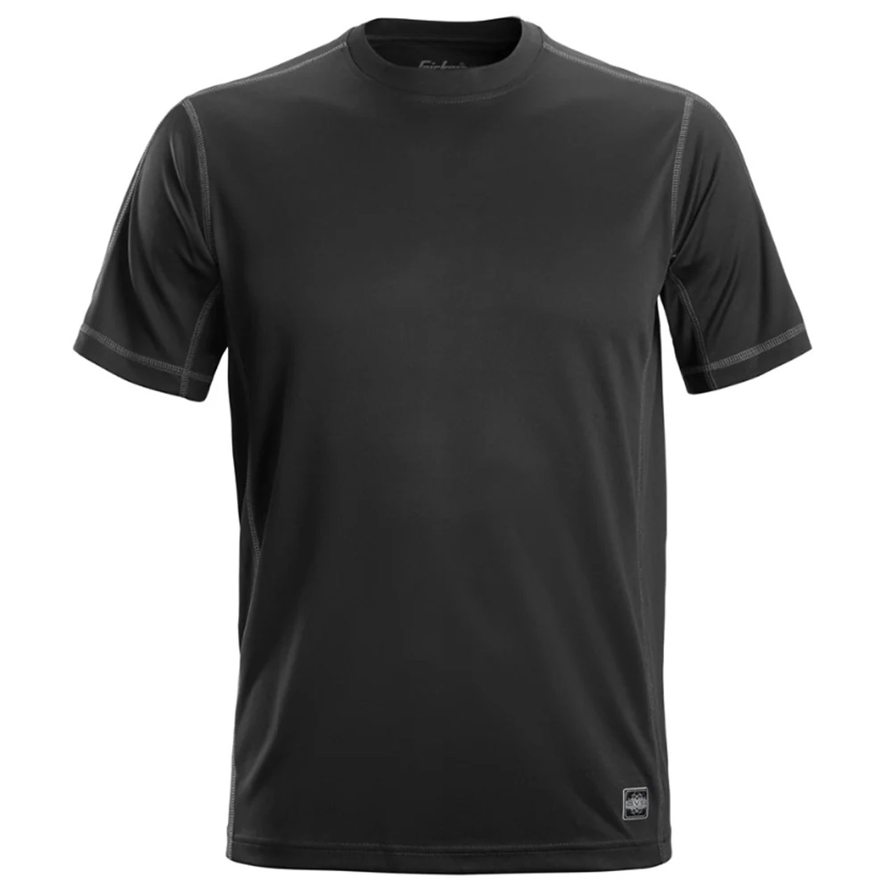 Mens 2508 Black Snickers Moisture Wicking Breathable Work Sports T-Shirt Mens 2508 Black Snickers Moisture Wicking Breathable Work Sports T-Shirt