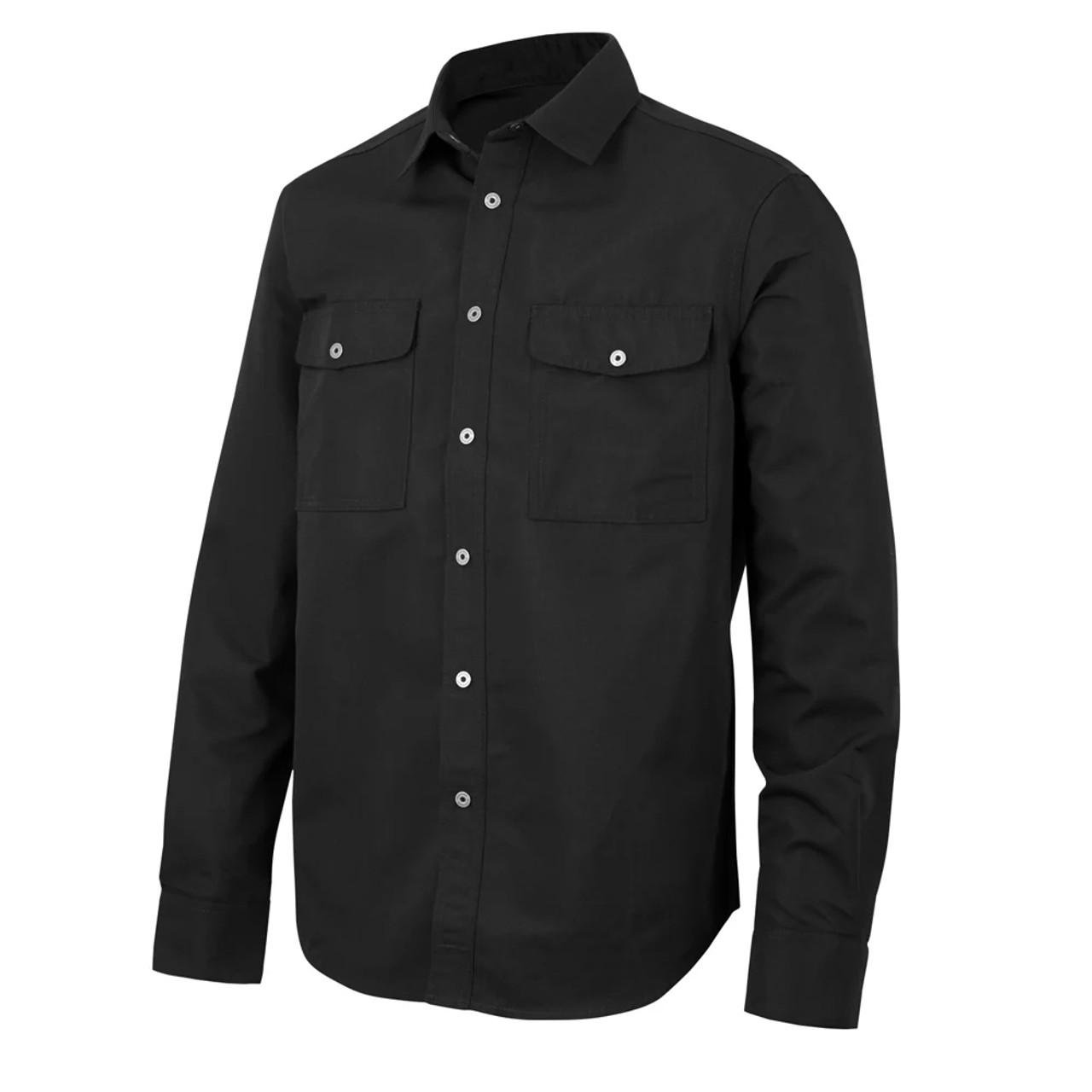 8513 Black LiteWork 37.5 Shirt with Long Sleeve in Polyester.jpeg 8513 Black LiteWork 37.5 Shirt with Long Sleeve in Polyester.jpeg