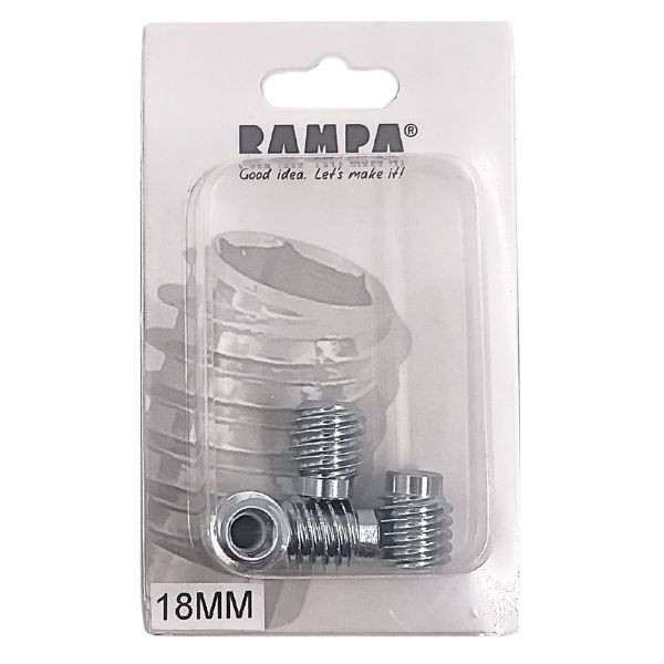 The RAMPA SK330 M6 Timber Nut Inserts in Silver Zinc in a retail pack for nut insert retailers in Australia.