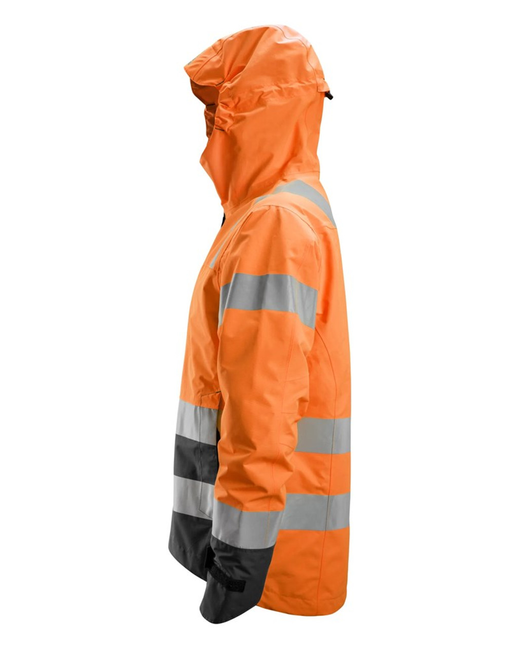 SNICKERS Jacket 1330 High Vis Orange /  Grey Shell Jacket Reflective Tape Waterproof