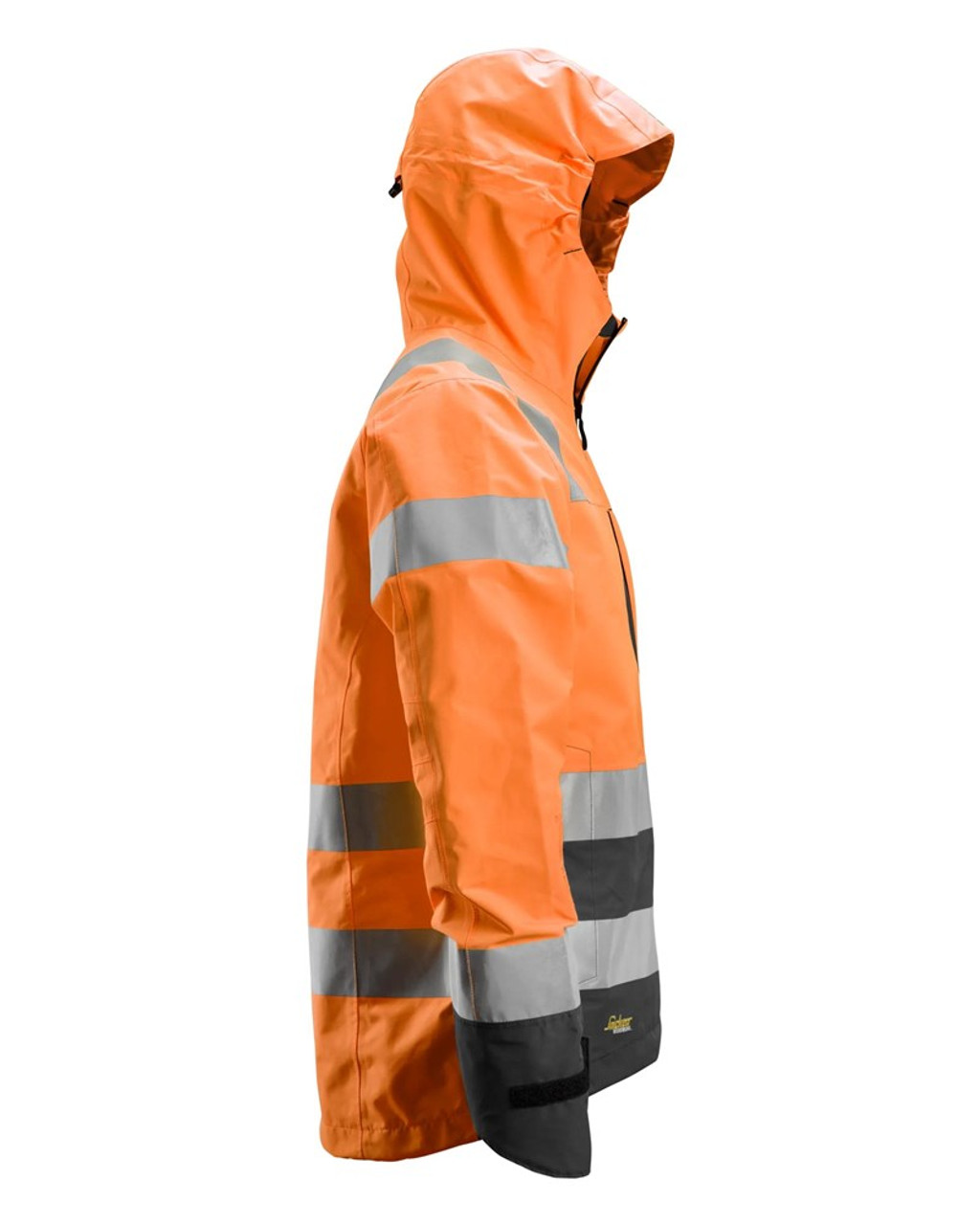 SNICKERS Jacket 1330 High Vis Orange /  Grey Shell Jacket Reflective Tape Waterproof
