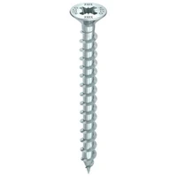 Main product image of HECO 5 x 55 Countersunk Head Full Thread Silver Zinc Steel PZD-2.