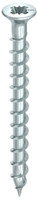 Main product image of HECO 3 x 20 Countersunk Head Full Thread Silver Zinc Steel PZD-1 Reduced.