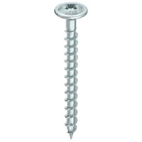 Main product image of HECO 4.5 x 45 Washer Head Full Thread Silver Zinc Steel PZD-2.