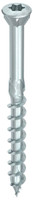 Alternate product image of HECO 3.5 x 60 Glass Strip Raised Countersunk Head Partial Thread Silver Zinc Steel T-10.