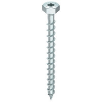 Main product image of HECO 10 x 80 Hexagon Head Full Thread Silver Zinc Steel SW-15 / T-40.