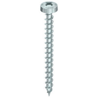 Main product image of HECO 5 x 40 Pan Head Full Thread Silver Zinc Steel PZD-2.