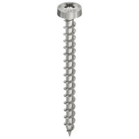 Main product image of HECO 3.5 x 30 Pan Head Full Thread Silver Zinc Steel PZD-2.