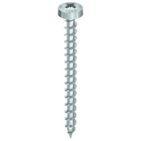 Main product image of HECO 4.5 x 16 Pan Head Full Thread Silver Zinc Steel PZD-2.