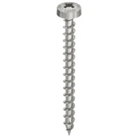 Main product image of HECO 6 x 30 Pan Head Full Thread Silver Zinc Steel PZD-3.