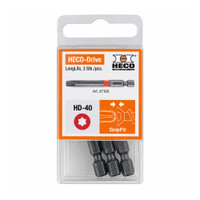 HECO Bit Steel Long; Pink Colour Ring - Display