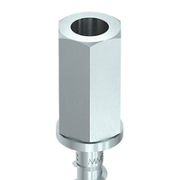 Alternate product image of HECO 6 x 40 Screw Anchors Concrete Thread Silver Zinc Steel SW-10.