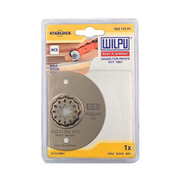 WILPU Multi Tool Blade for Timber, Plastics in corners, the OSZ 113 Saw Blade is for Semi Circular for Solid Timber