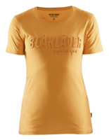 Buy online in Australia and New Zealand a Womens Honey Gold T-Shirt  for Electricians that are comfortable and durable.