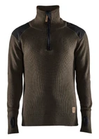 BLAKLADER Pullover  4630 with  for BLAKLADER Pullover  | 4630 Olive Green 1/4 Zip Pullover in Wool that have 1/4 Zip  available in Australia and New Zealand