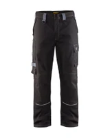 BLAKLADER 1555 Black Trousers with Kneepad Pockets for the Welders and Workers in Rail