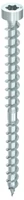 The HECO screw with a 6.5mm diameter, in Silver Zinc is ideal for heavy-duty applications in construction.