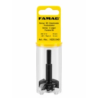 FAMAG 1620 Bormax Forstner Bit 40mm x 90mm Centre Point; 3-Edged