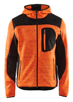 Featuring Full Zip and Knitted, this High Vis Orange hoodie is ideal for layering on cooler days.