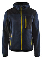 The Blaklader Jacket hoodie in Dark Navy Blue is a stylish choice for work and leisure.