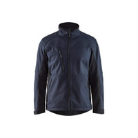 BLAKLADER 4950 shell Softshell Jacket Dark Navy / Black (Men) in Ripstop Softshell Fleece