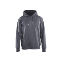 BLAKLADER 3396 Craftsman Hoodie Grey (Men) in Brushed PolyCotton Terry