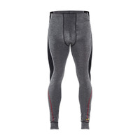 BLAKLADER 1845 Winter Layer Mid Grey / Black (Men) in Heavyweight Merino Wool Interlock