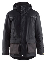 BLAKLADER Jacket | 4989 Mens Black Jacket Winter Parka in Polyester
